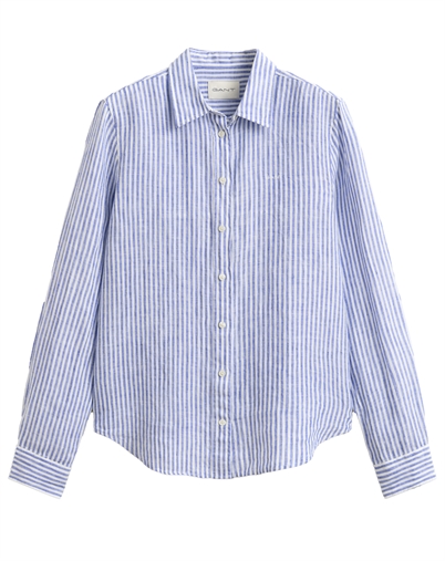 Gant - Linen Skjorte - Royal Blue